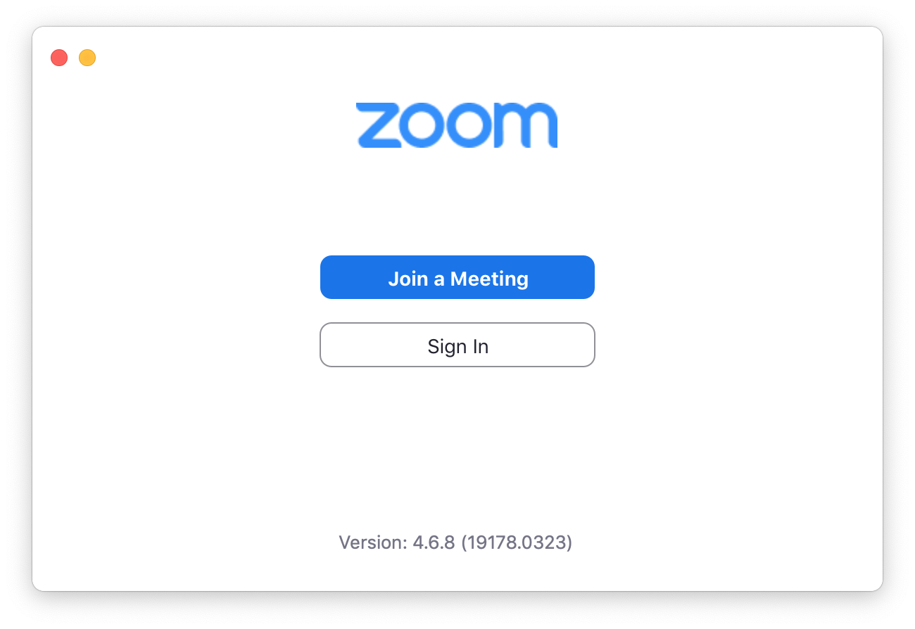 Bấm nút Join a Meeting để tham gia họp