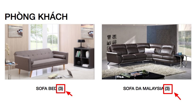 Số đếm sản phẩm gây khó hiểu cho khách hàng