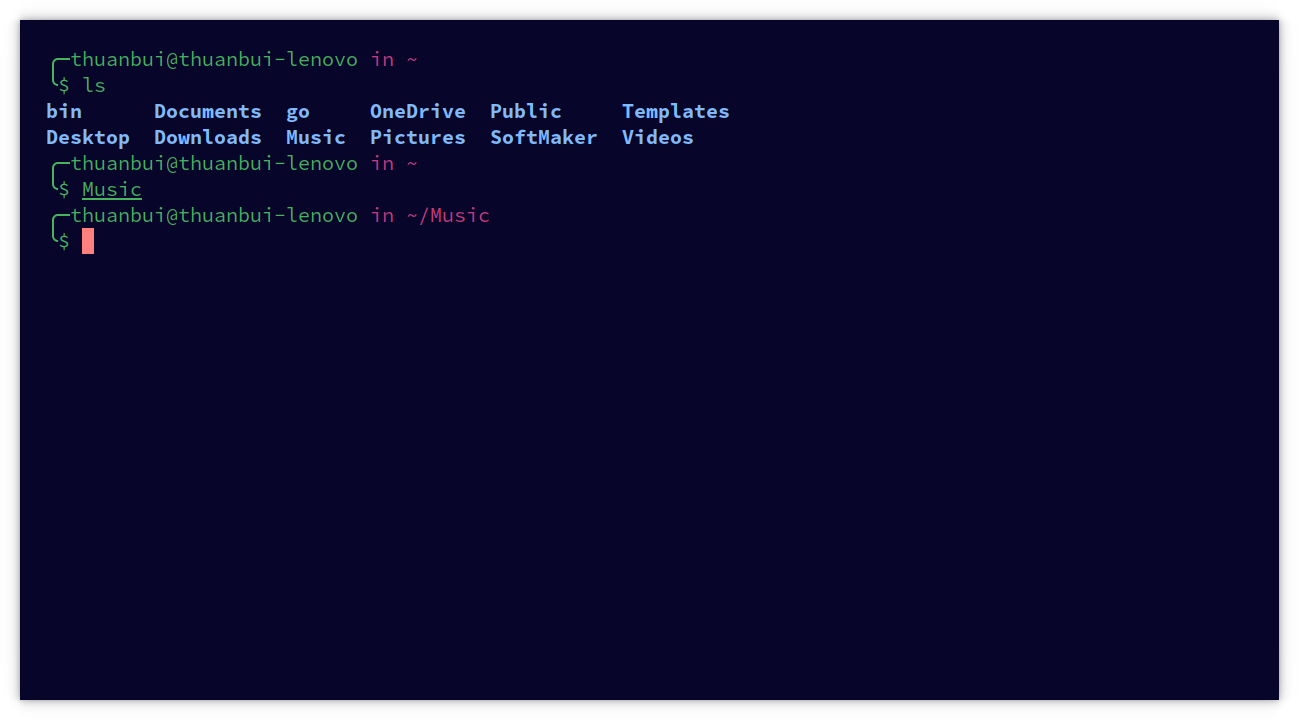 Giao diện Strug của Oh My Zsh