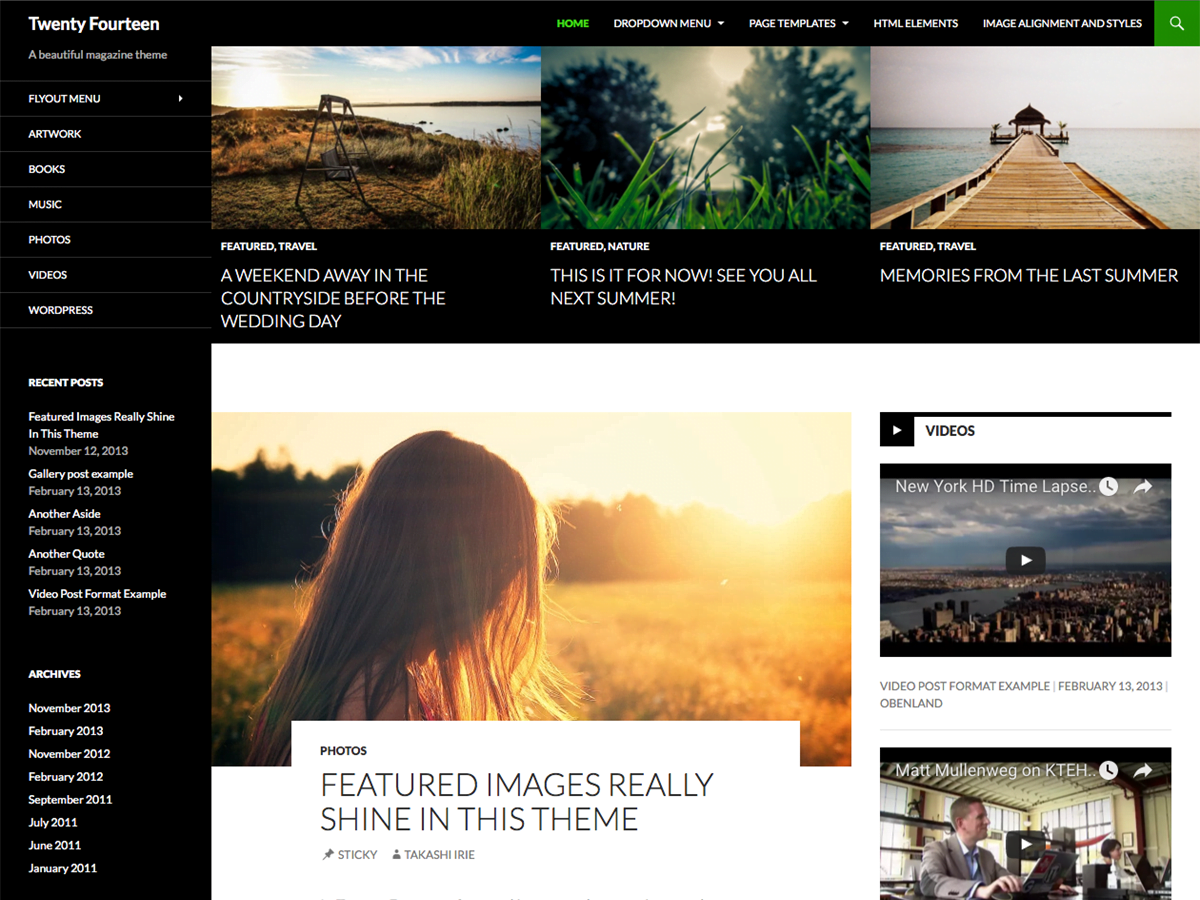Theme Twenty Fourteen