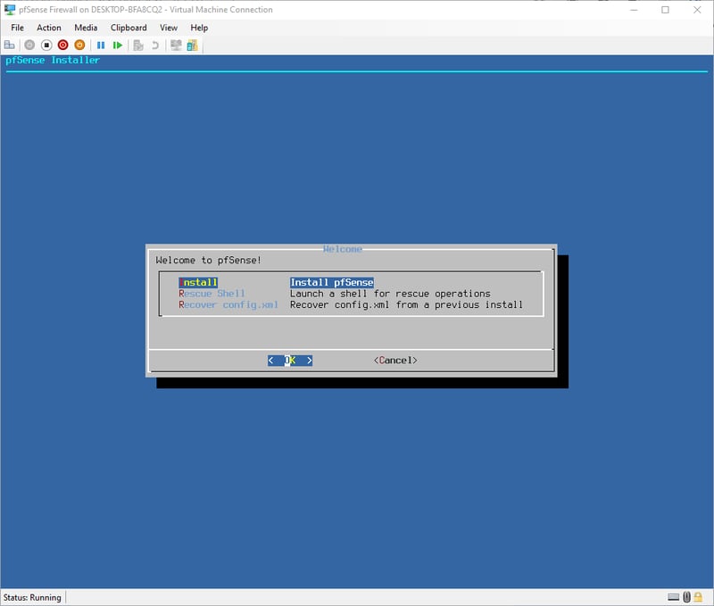 Chọn Install và bấm OK
