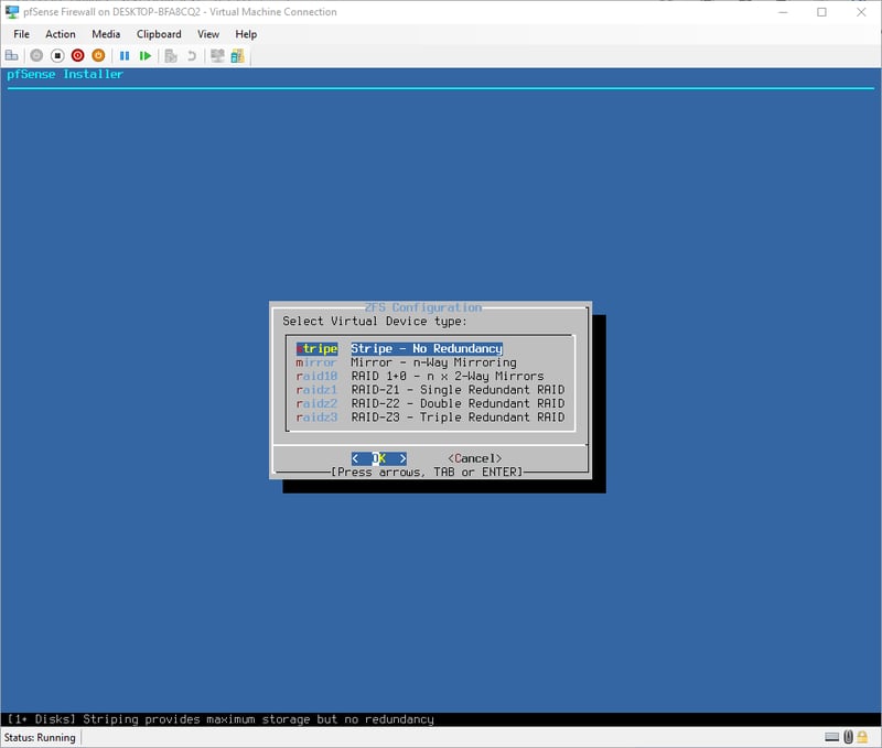 Chọn Stripe và bấm OK