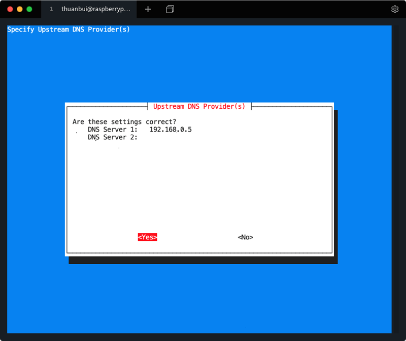 Chọn Yes để xác nhận