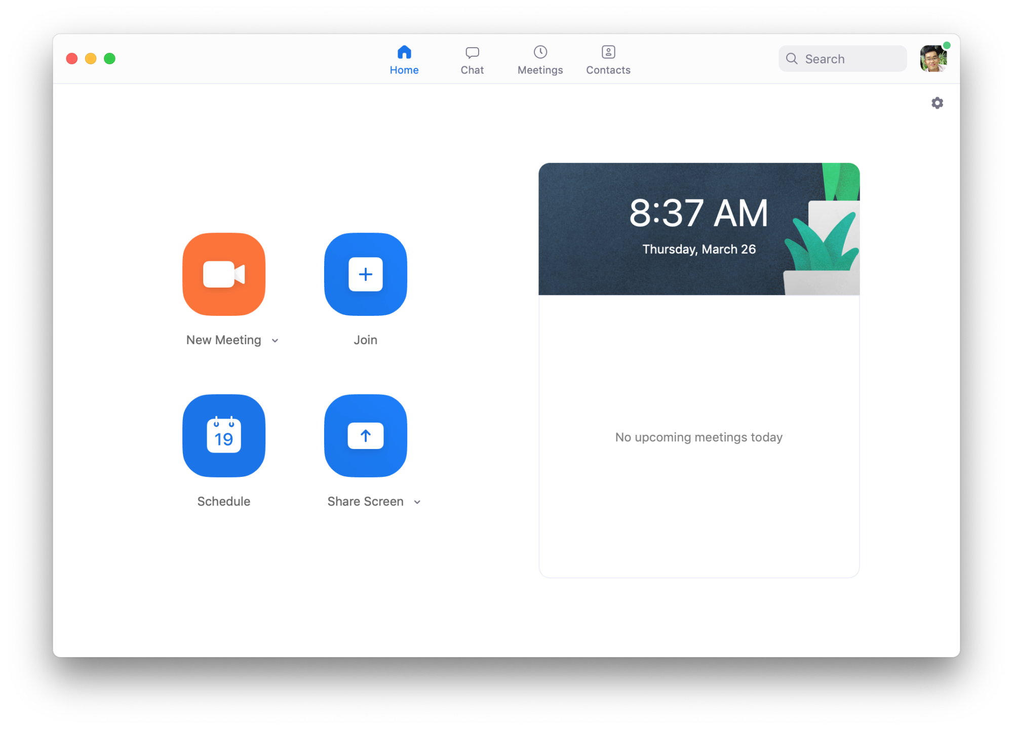 Giao diện ứng dụng sau khi đăng nhập