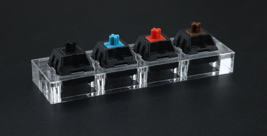 Kailh Traditional switch: Black, Blue, Red, Brown