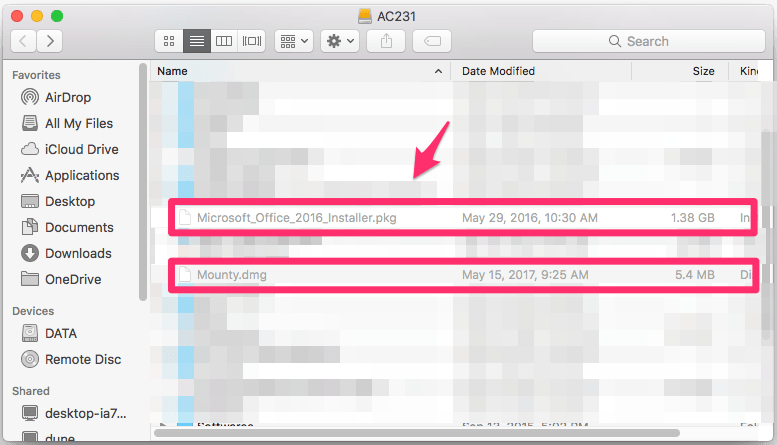 Tình trạng một số file bị mờ xám không truy cập được