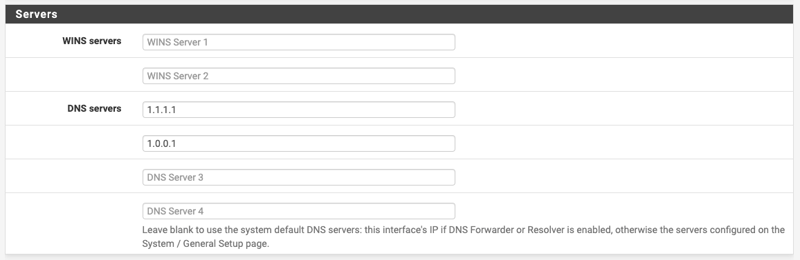 Chỉnh DNS Server