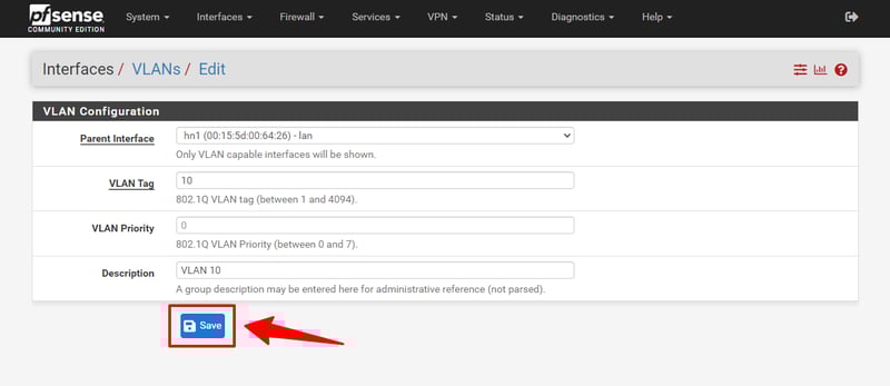 Bấm Save để lưu lại