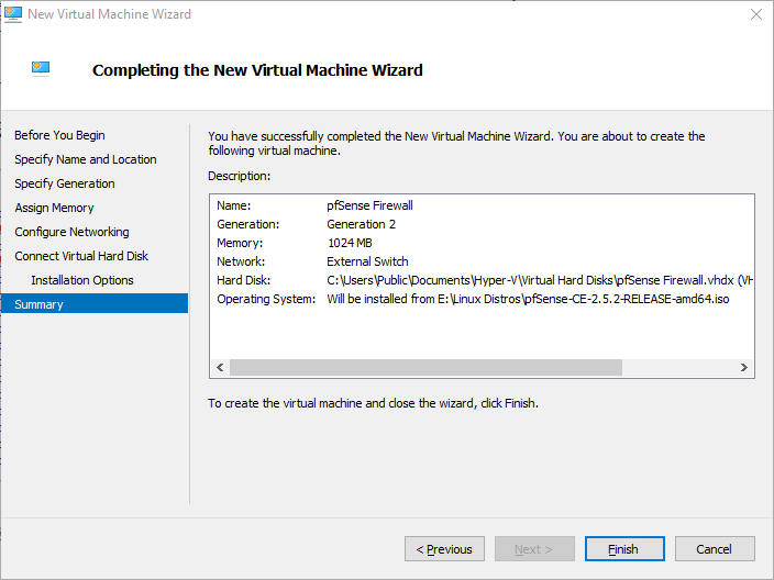 Tạo máy ảo pfSense Firewall